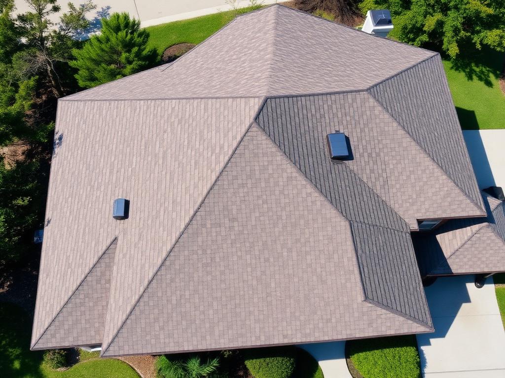 New GAF Timberline shingle roof after replacement